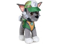 Peluche Rocky 27 cm chiot - Pat Patrouille Dino Rescu - Doudou chien heros