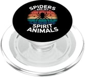 Spiders Are My Spirit Animals Arachnide Terrarium Araignée PopSockets PopGrip pour MagSafe