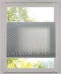 K-Home Klemmfix Store plissé Effet 3D Gris 70 x 210 cm