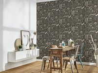 A.S. Création The Wallcover 385871 Papier peint autocollant pour cuisine Café 8,40 x 0,53 m