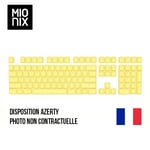 Keycaps MIONIX AZERTY (FR) - French Fries (JAUNE)