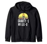 Broken Bones And Witty Puns Collection Zip Hoodie