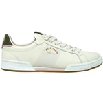 Fred Perry Mens B1255 349 White Leather Trainers - Size UK 5