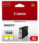 CARTOUCHE CANON JAUNE PGI-1500 XL / pgi 1500xl  pour mb2050 mb2350 pas cyan noir