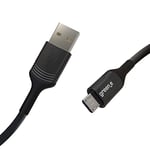 GREEN E - Cable Ecoconçu Micro-USB vers USB - 2,50 m - Noir