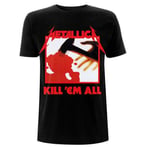 Metallica Unisex Adult Kill Em All Tracks T-Shirt - S