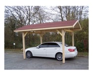 Carport Double Pente / Couverture Bardeau Bitumé