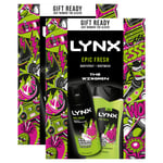 Lynx Mens Epic Body Spray & wash Duo Gift Set for Him, 2pk - One Size