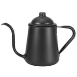 900ml Stainless Steel Black Household Portable Narrow Long Mouth Coffee Pot