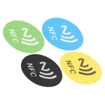 20PCS NFC Stickers PET 40mm Lightweight Readable Writable NFC Phone SDS