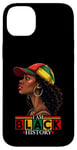 Coque pour iPhone 14 Plus Célébration des filles noires du Mois de l'histoire de I Am Black