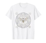 Celtic Runes Occult Insect Mystical Death Moth T-Shirt