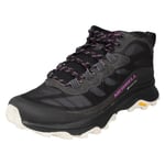 Ladies Merrell Gore-Tex Waterproof Walking Hiking Boots Moab Speed Mid GTX