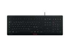 CHERRY STREAM KEYBOARD - tastatur - desinficerbar hygiejnetastatur - QWERTY - Nordisk