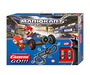 Carrera GO 20062492UK Mario Kart Mach 8 - GO Slot Racing Track With UK Plug, For Children From 6 Years And Adults,1:43 Scale, 5.3 Metres, With Mario Kart Mach 8 - Mario & Mach 8 - Luigi