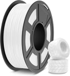 Filament TPU pour imprimante 3D 1.75mm, Filament TPU 95A haute vitesse, 1KG Filament 3D flexible pour une impression rapide, précision dimensionnelle +/- 0.03mm. (TPU Blanc)