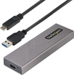 Startech.Com M2-Usb-C-Nvme-Sata, Ssd-Kabinett, M.2, M.2, 10 Gbit/S, Usb-Tilkobling, Grå