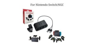 Pour nintend o switch / wiiu / pc / ngc 3in1 4port usb pour game cube contrôleur adapter manette console