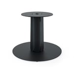 Pied central DECO-GEM pour table basse en acier finition époxy noir à visser, H.39 cm