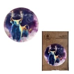 Taureau ZODIAC Signe Unique Bois Puzzle 200 Pièces 32Cm Par Fantasy FP034