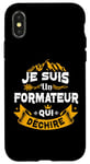 iPhone X/XS Je Suis Un Formateur Qui Dechire Idée Originale Drôle Case