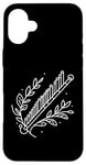 Coque pour iPhone 16 Plus Pan Flûtes Line Art For Musiciens Pan Flûte