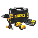 Dewalt Slag/skruvdragare DW DCD805E2T 18V XR, med 2 st Powerstack-batterier, TSTAK