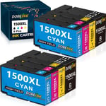 1500Xl Cartouches D'Encre Pour Canon 1500Xl Pgi-1500 Pgi1500 Xl Pgi-1500Xl Pour Canon Ify Mb2150 Mb2050 Mb2300 Mb2000 Mb2350 Mb2755 Mb2155 Mb2750(2 Noir, 2 Cyan, 2 Mégenta, 2 Jaune) 8 Pack