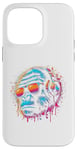 Coque pour iPhone 14 Pro Max Monkey DJ Disco Music Lover Gorilla Chimpanzee Casque audio