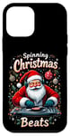 Coque pour iPhone 12 mini Père Noël drôle DJ