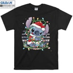 Retro Stitch Christmas Lights T-shirt