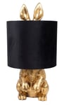 Bunny Bordslampa 80cm Antik Guld/Svart