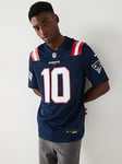 Fanatics Mens Nike New England Patriots Home Game Jersey Mac Jones, Navy, Size 2Xl, Men