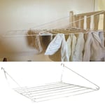 7M Over The Door Clothes Airer Laundry Towel Rail Caravan Folding Dryer Rack JVL