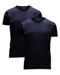 Jack and Jones Men's Basic O-Neck Short Sleeve T-Shirt, Navy Blue, X-Large