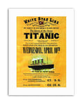 Wee Blue Coo Doomed Ocean Liner Titanic Queen White Star UK Travel Sport Canvas Art Print