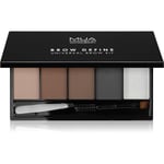 MUA Makeup Academy Brow Define Øjenbryns pudder palette med applikator 1 stk.