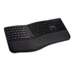 Kensington Pro Fit Ergo Wireless Keyboard, German QWERTY Layout, Dual 2.4GHz and