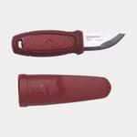 Morakniv Friluftskniv Eldris (S), 145 mm, TPE-gummi / återvunnet svenskt rostfritt stål, röd