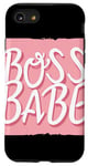 Coque pour iPhone SE (2020) / 7 / 8 Déclaration Girly Boss Babe