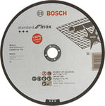 Bosch Accessories Bosch Professional 1 disque à tronçonner standard pour acier inoxydable (pour acier inoxydable, diamètre 230 x 1,9 x 22,23 mm, droit, accessoires pour meuleuse d'angle)