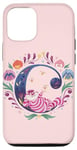 Coque pour iPhone 13 Disney Monogramme Lettre C pour Chat du Cheshire