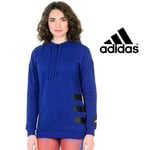 Adidas Womens H2 Unity Ink Blue Half Zip Hoodie Ladies Sweatshirt Free Post