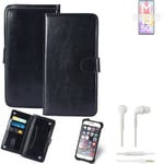 CASE FOR Samsung Galaxy M13 5G FAUX LEATHER + EARPHONES PROTECTION WALLET BOOK F