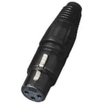 Neutrik XLR-stik hun - NC-3FXB