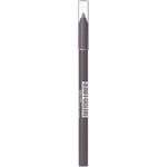 Maybelline New York - Crayon Yeux Waterproof - Texture Gel - Effet Tatouage - Tenue Extrême Jusqu'à 36 H - Tattoo Liner Galactic Chrome - Teinte : Space Graphite - 1,3 g