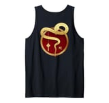 Zen Taiji Lucky Money Red Pocket Snake Year Pj ART ON BACK Tank Top