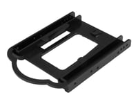 Startech.Com 2.5 Ssd/Hdd Mounting Bracket For 3.5 Drive Bay - 5 Pack - Tool-Less - Hard Drive Mounting Kit (Bracket125ptp) - Uttagbar Harddiskramme - Fra 3,5" Til 2,5" - Svart (En Pakke 5)