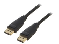 Cable DisplayPort 1.4 male des deux cotes 1m noir