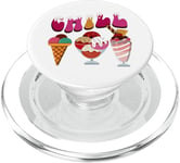 Ice Cream Cone Chill PopSockets PopGrip for MagSafe